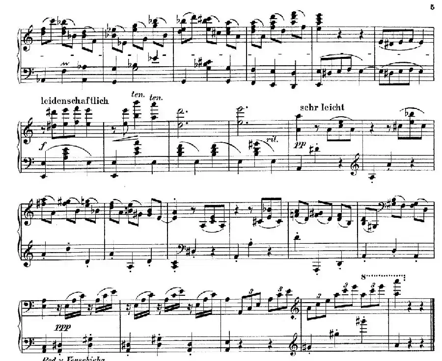 Landliche Tanzee Op.1(乡村舞曲·2. a小调)