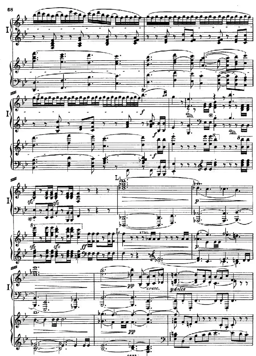d小调第九交响曲 Op.125(双钢琴P63——72)