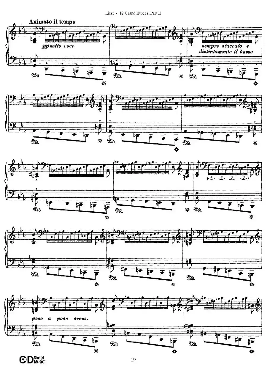 12 Grand Etudes S.137(12首华丽的练习曲·8)