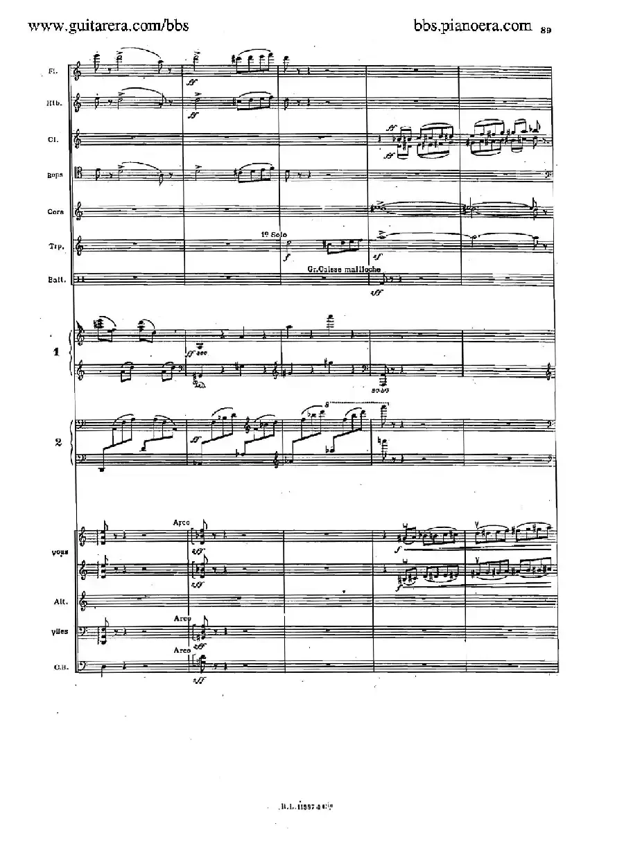 Concerto for 2 Pianos in d Minor(d小调双钢琴协奏曲·总谱)