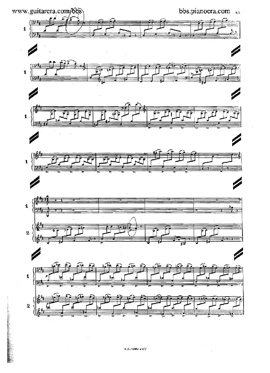 Concerto for 2 Pianos in d Minor(d小调双钢琴协奏曲·总谱)