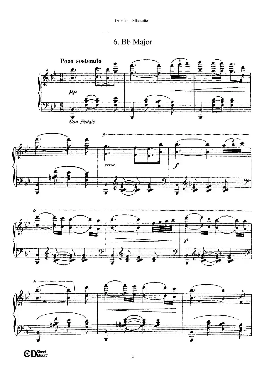 12 Silhouettes Op.8(12首剪影·6)