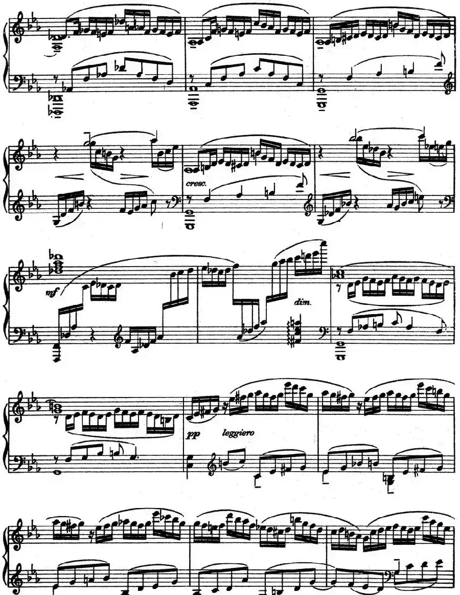10 Preludes Op.23(拉赫玛尼诺夫10首前奏曲·Ⅶ)