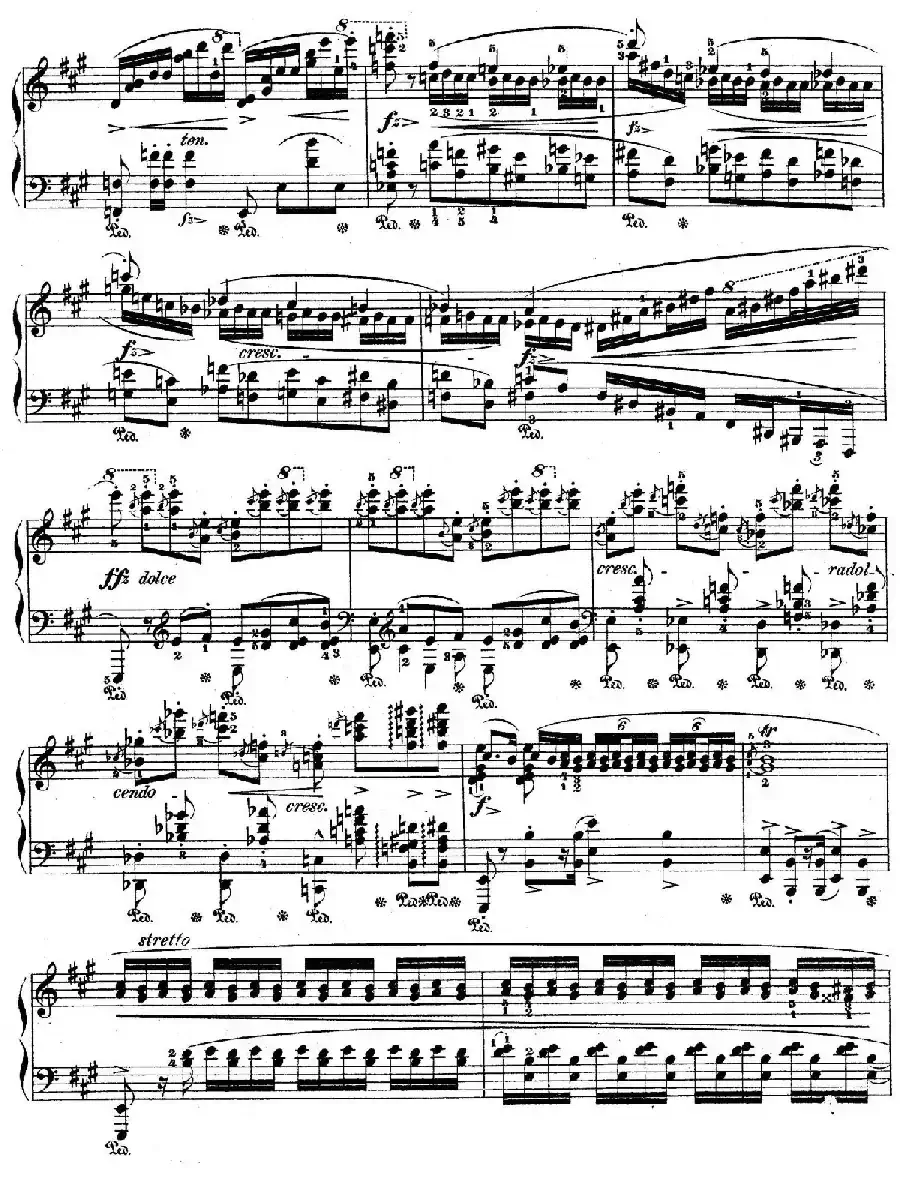 Allegro de Concerto Op.46(A大调音乐会快板)