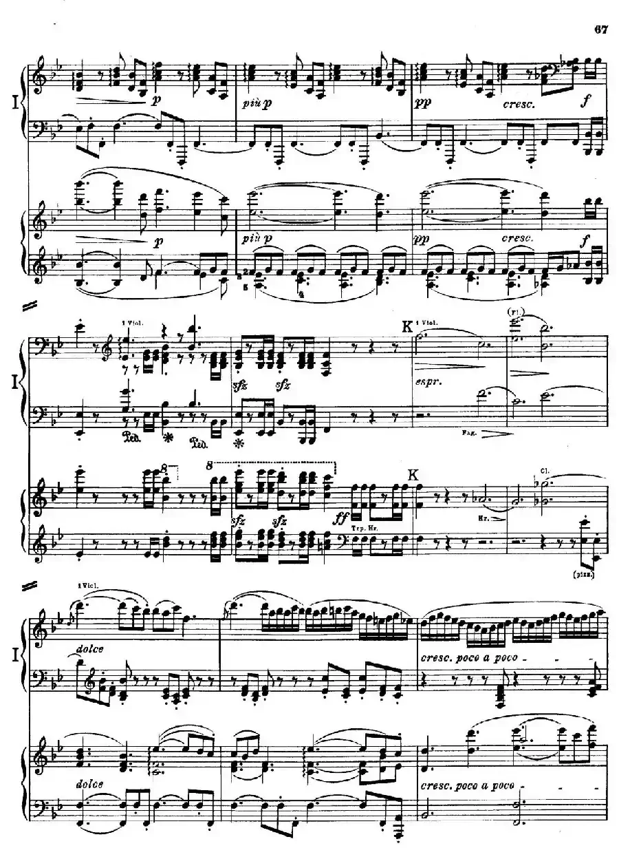 d小调第九交响曲 Op.125(双钢琴P63——72)