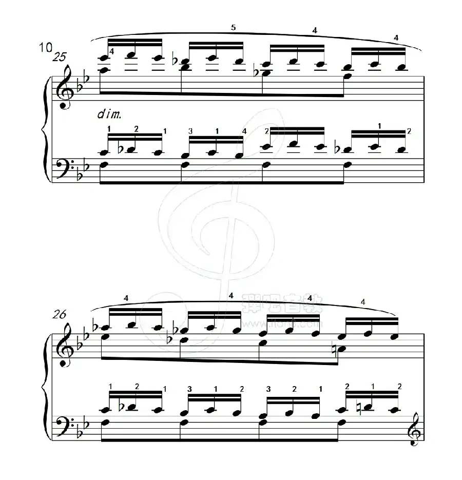 练习曲 50(克拉莫钢琴练习曲60首)