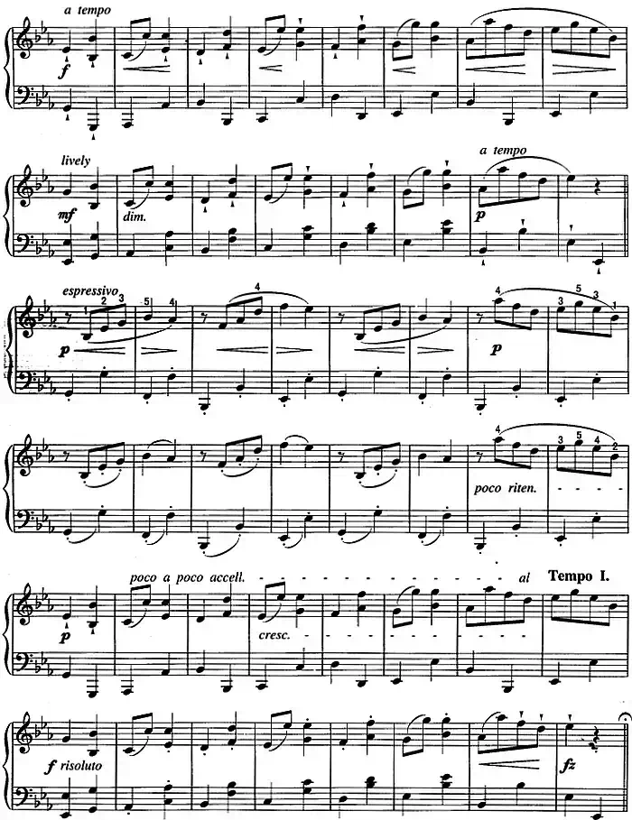 不可不弹的世界钢琴名曲:埃科塞斯舞曲