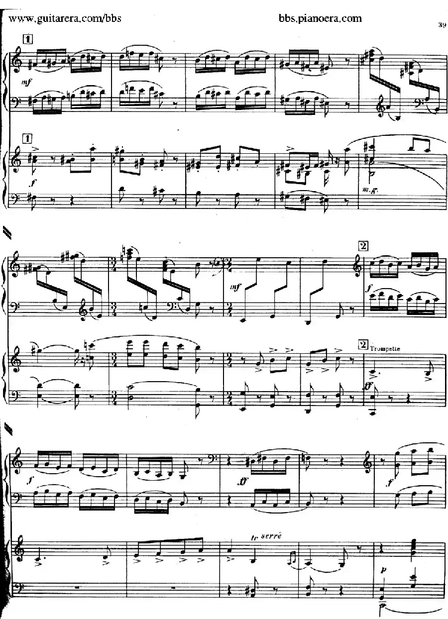 Piano Concerto in c-sharp Minor(升c小调钢琴协奏曲·第三乐章)