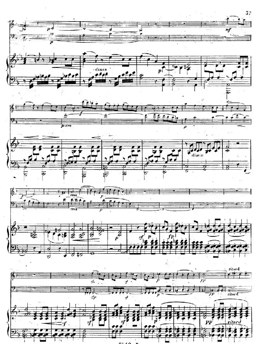 Piano Trio No.1 in d Minor Op.49(d小调第一钢琴三重奏·第四乐章)