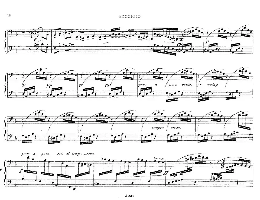 d小调托卡塔与赋格(BWV 565·雷格改编钢琴四手联弹版)