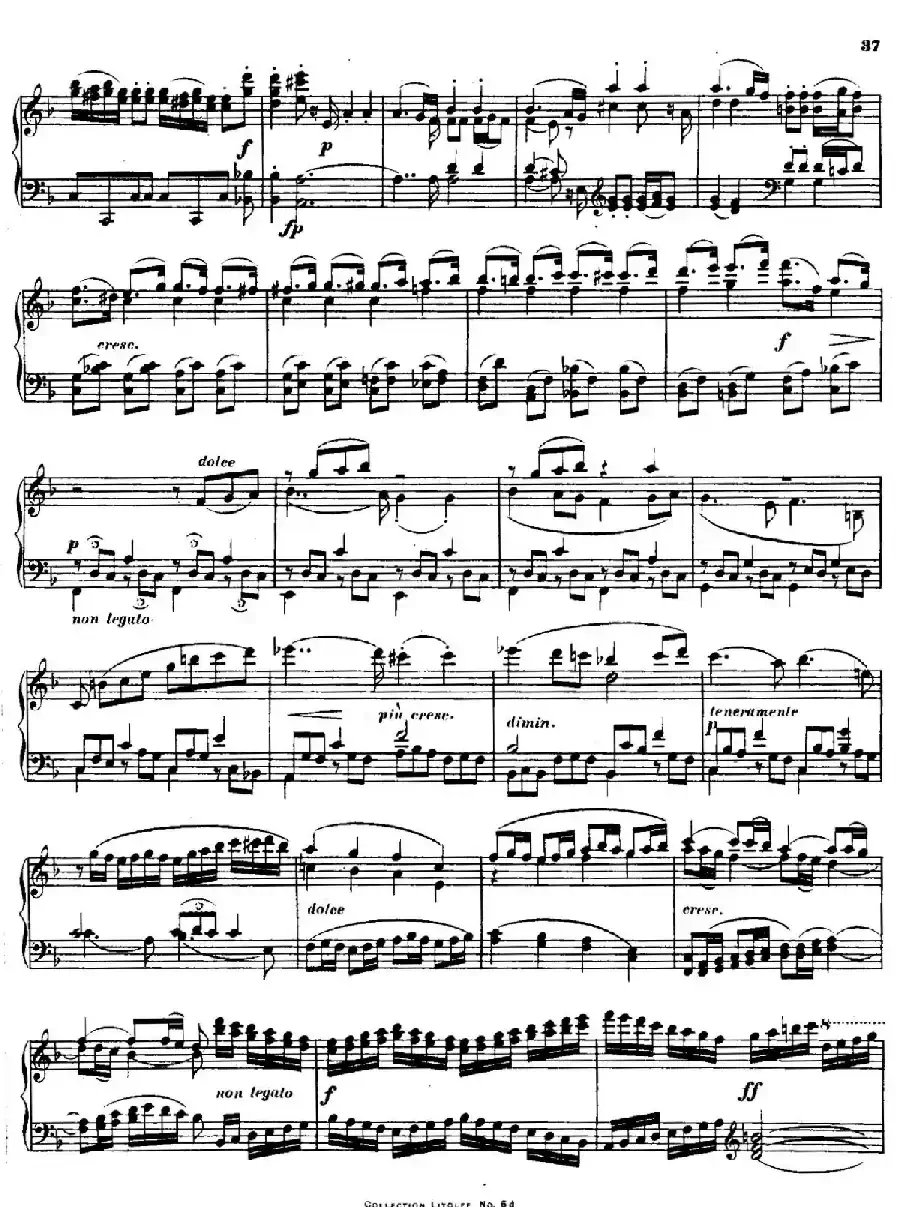 String Quartet No.15 in a Minor Op.132(a小调第十五弦乐四重奏·钢琴独奏版)