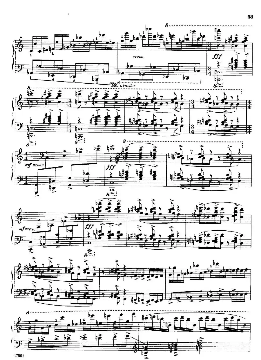 Piano Sonata in E-flat Major Op.95(降E大调钢琴奏鸣曲·Ⅲ)