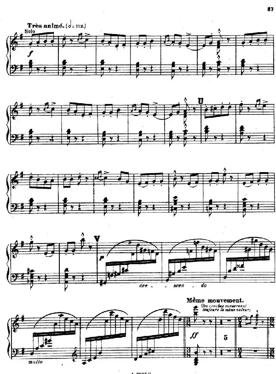 Symphony on a French Mountain Air Op.25(法国山歌交响曲·钢琴独奏·Ⅲ)