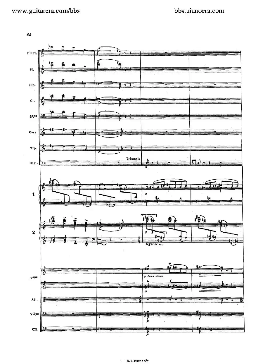 Concerto for 2 Pianos in d Minor(d小调双钢琴协奏曲·总谱)