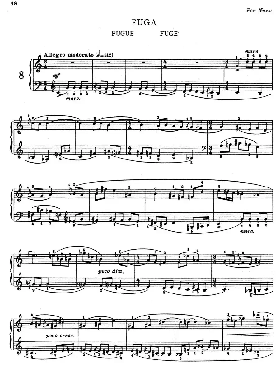 Children's Album Book 1 Op.62(儿童钢琴曲集·8)