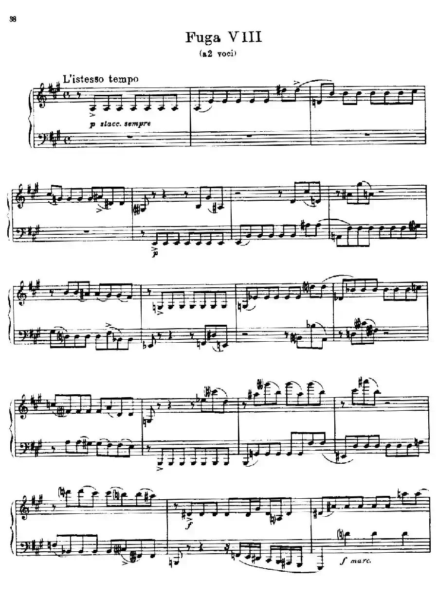 24 Preludes and Fugues Part.1 Op.45(24首前奏曲与赋格·第一部分·7)