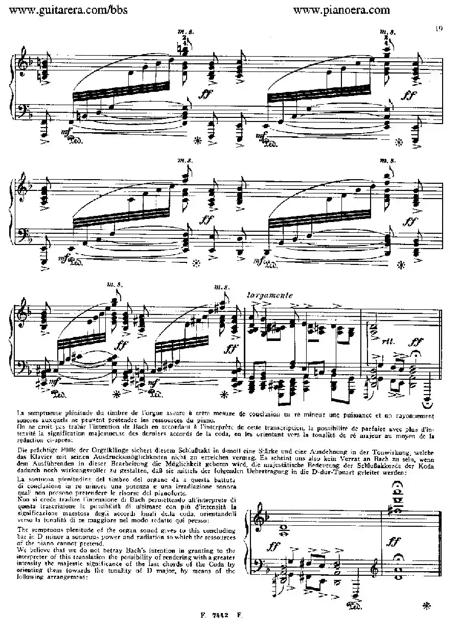 d小调托卡塔与赋格(BWV 565·柯尔托改编钢琴独奏版)