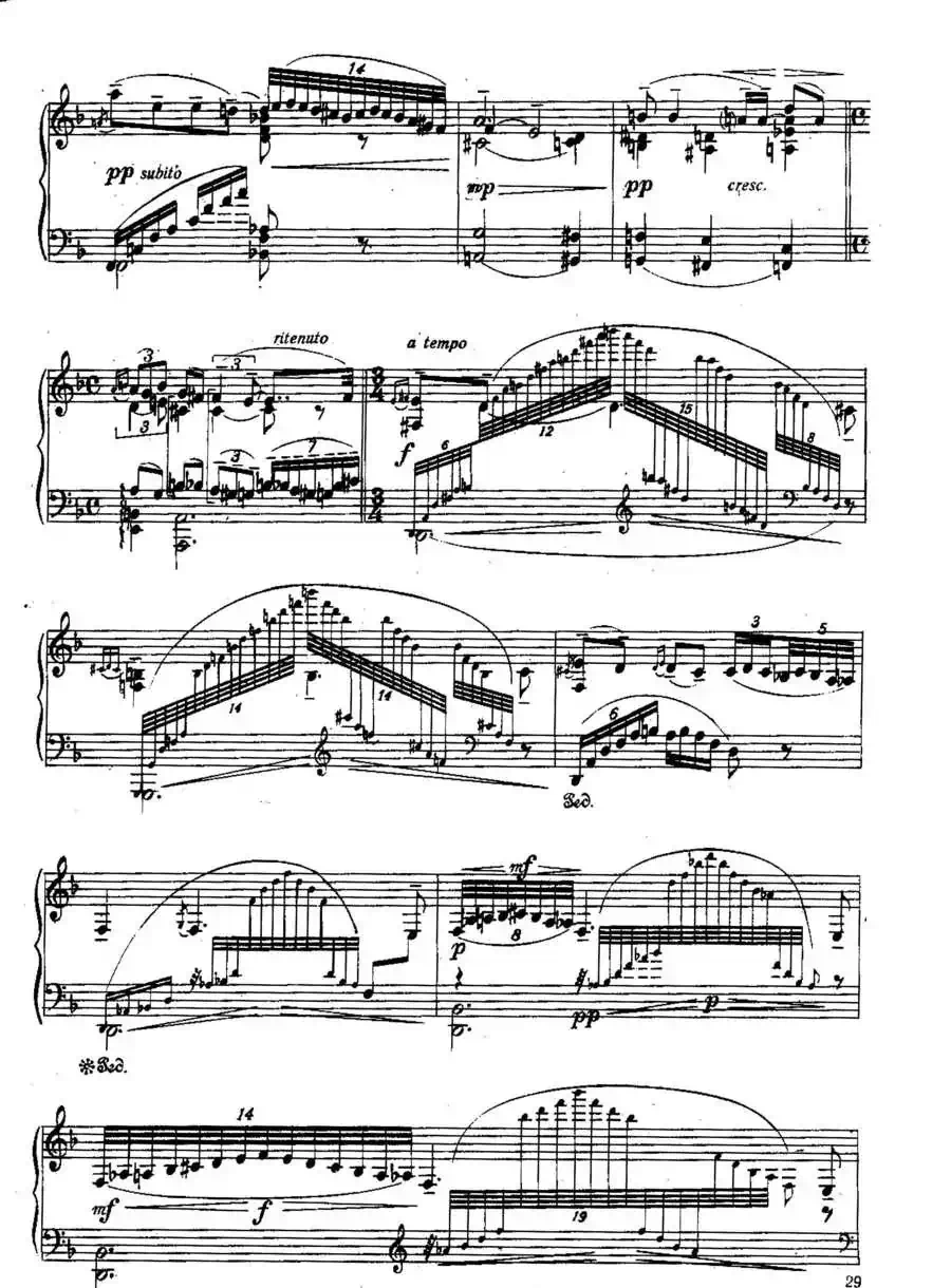 Six Préludes Exotiques Op·17(6首特色前奏曲·2)