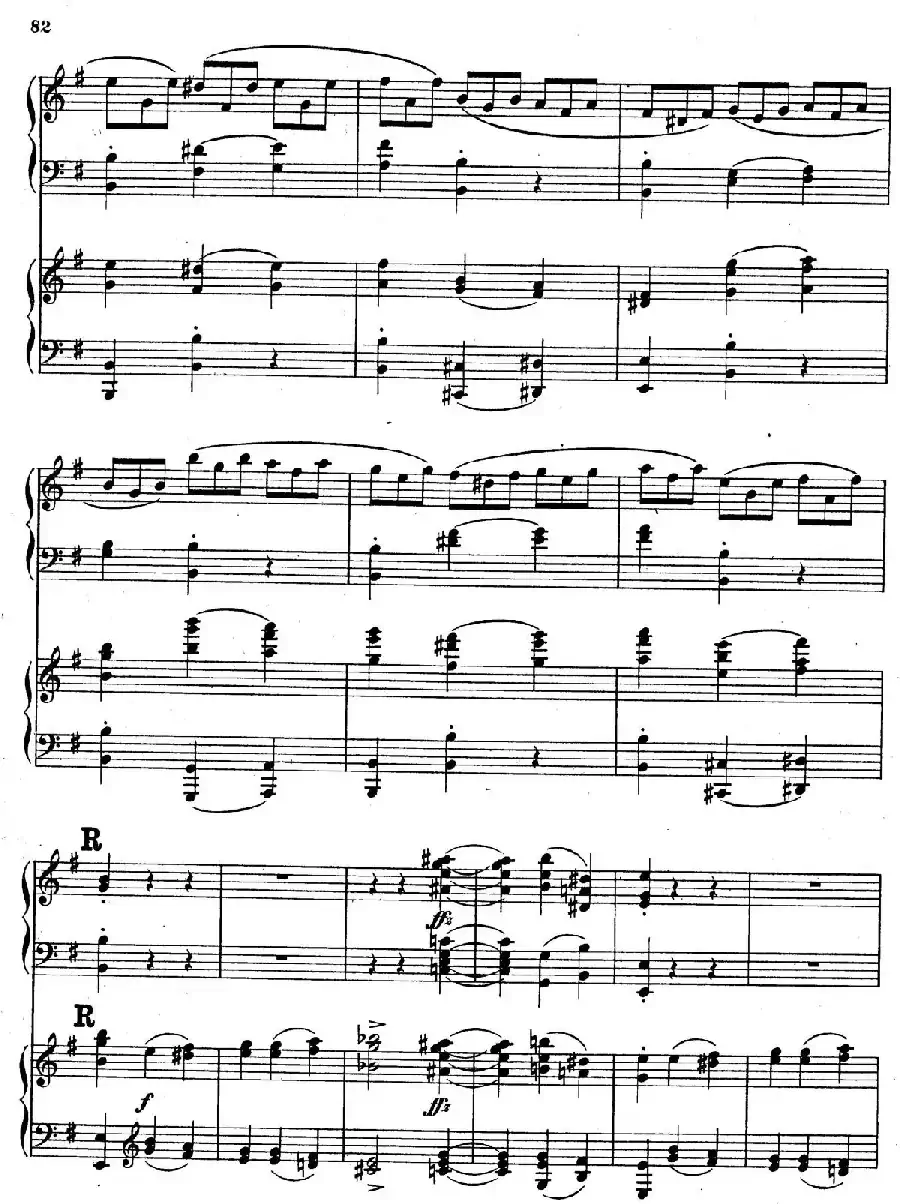Symphony No.4 in e Minor Op.98(e小调第四交响曲·双钢琴)