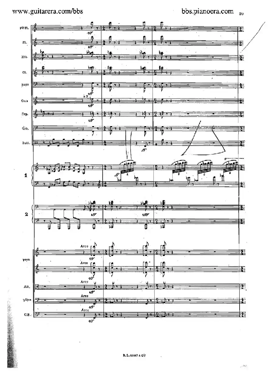 Concerto for 2 Pianos in d Minor(d小调双钢琴协奏曲·总谱)