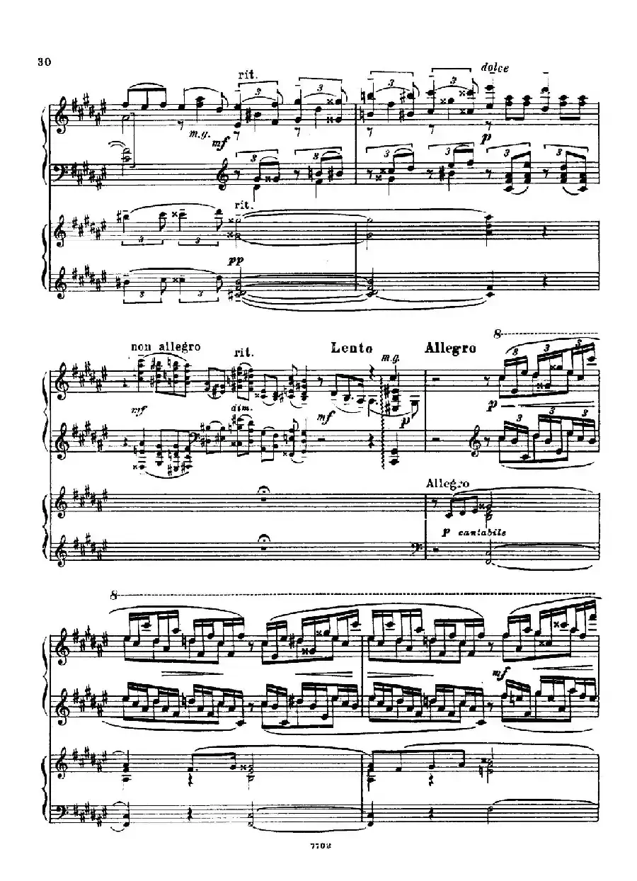 升f小调第一钢琴协奏曲 Op.1(双钢琴版)