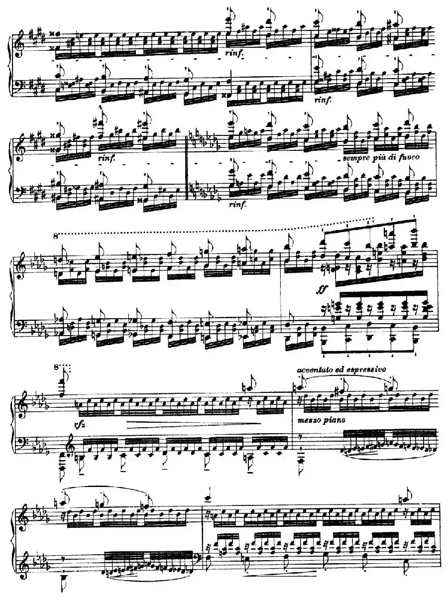 12 Etudes d'execution Transcendante S.139(12首超技练习曲·12)