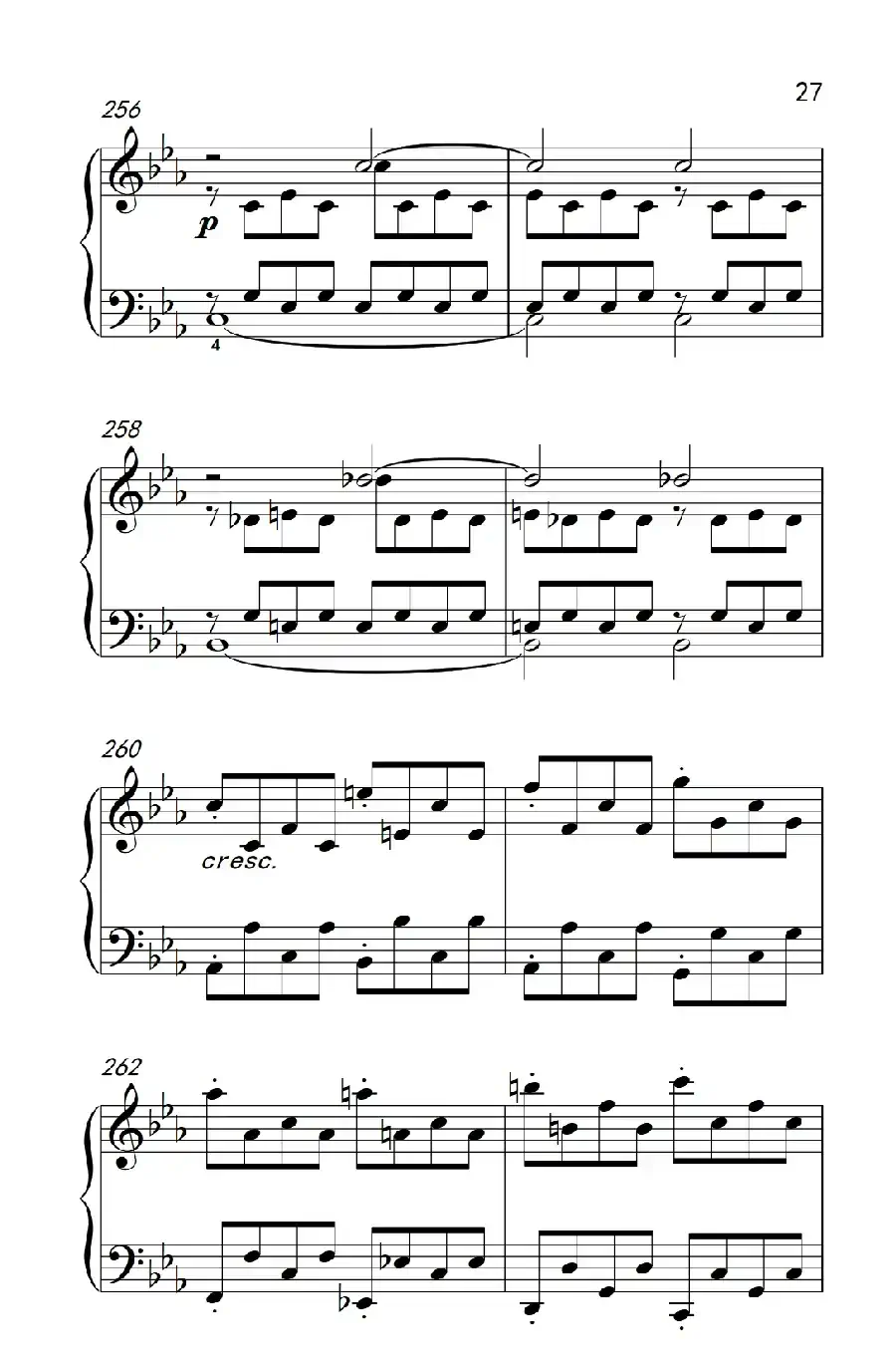 第八钢琴奏鸣曲(悲怆) 极慢的慢板序奏转辉煌的快板