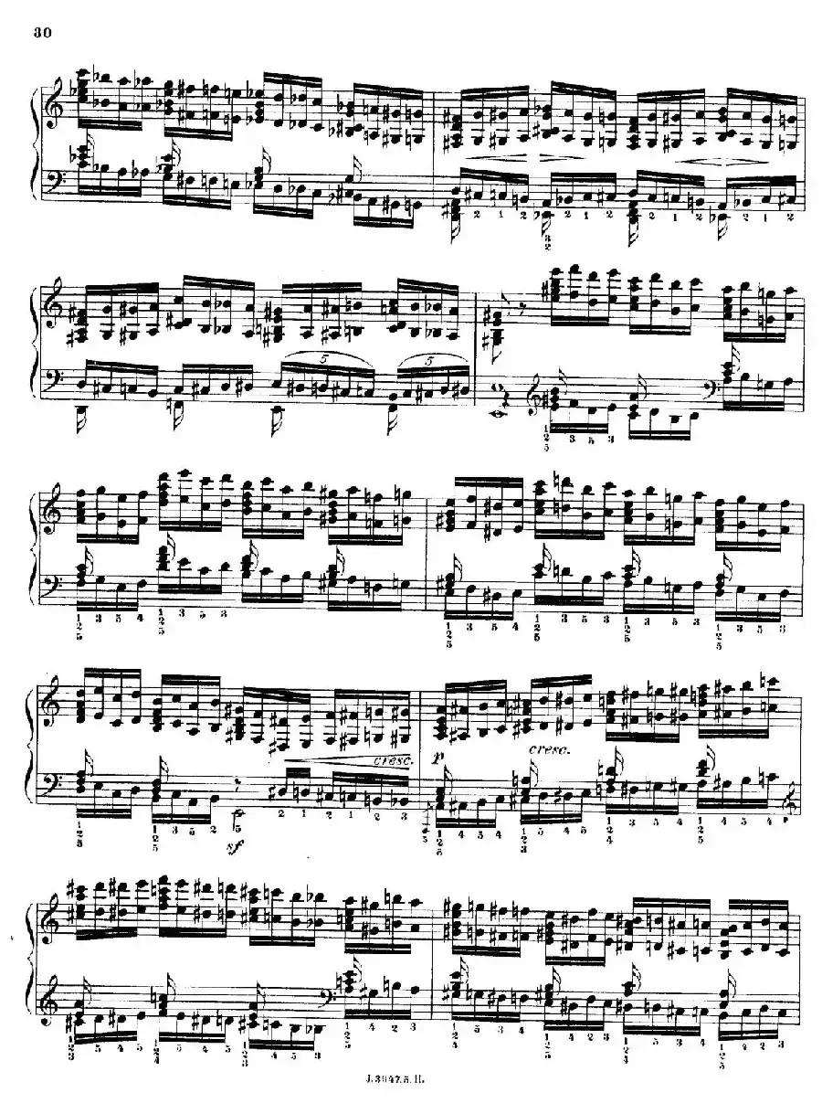 6 Etudes de Concert(6首音乐会练习曲·5)