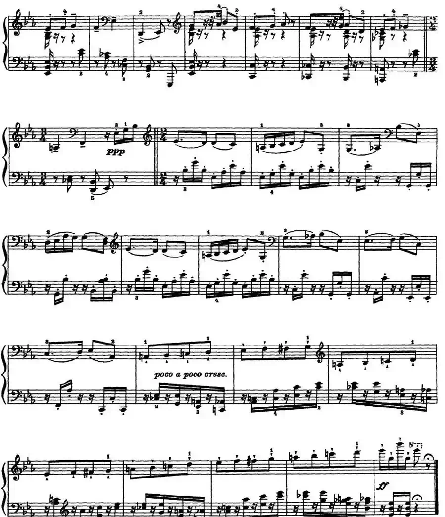 柴可夫斯基18首钢琴小品Op.72(13.Echo rustique)