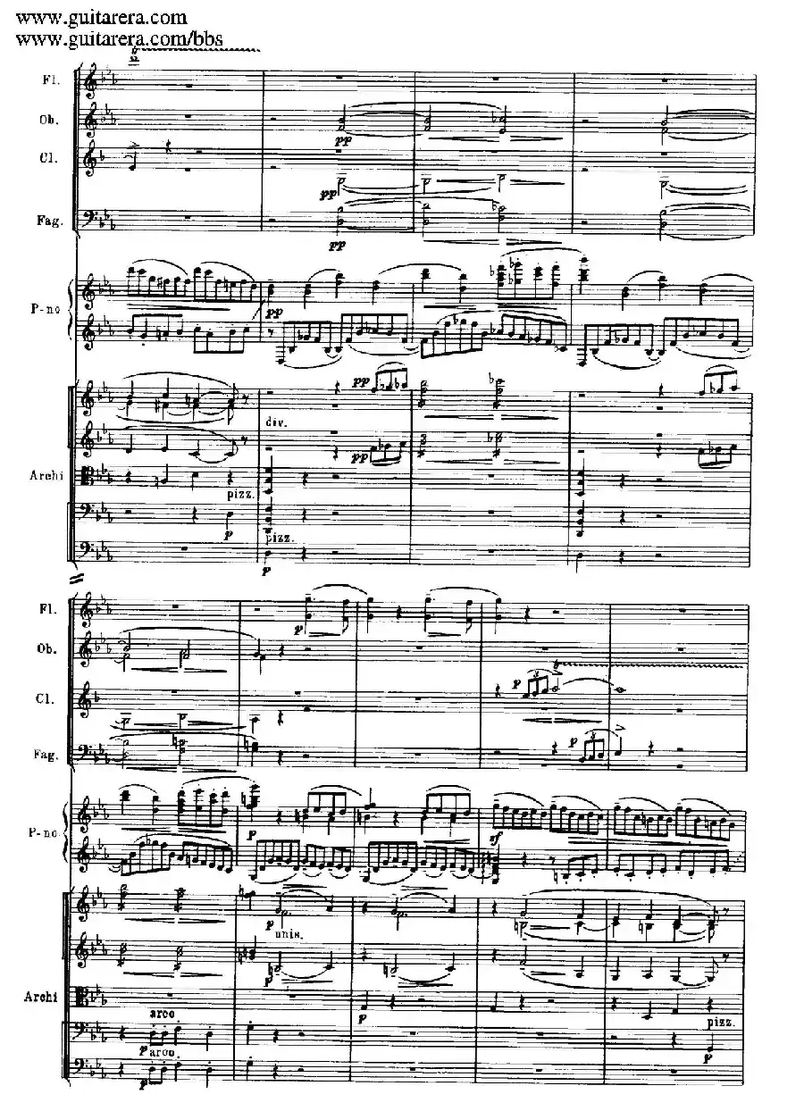 c小调第二钢琴协奏曲 Op.18(第一乐章总谱·P19——27)