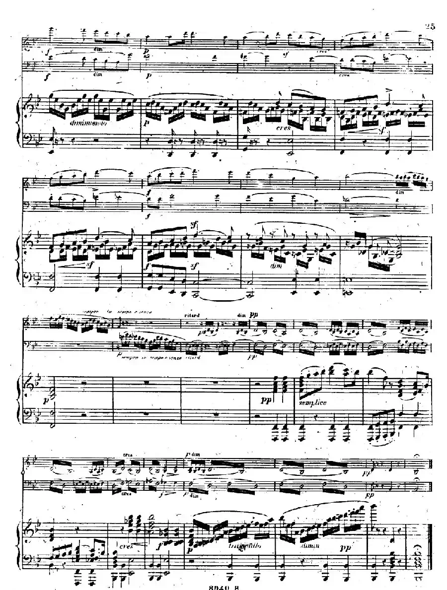 Piano Trio No.1 in d Minor Op.49(d小调第一钢琴三重奏·第二乐章)