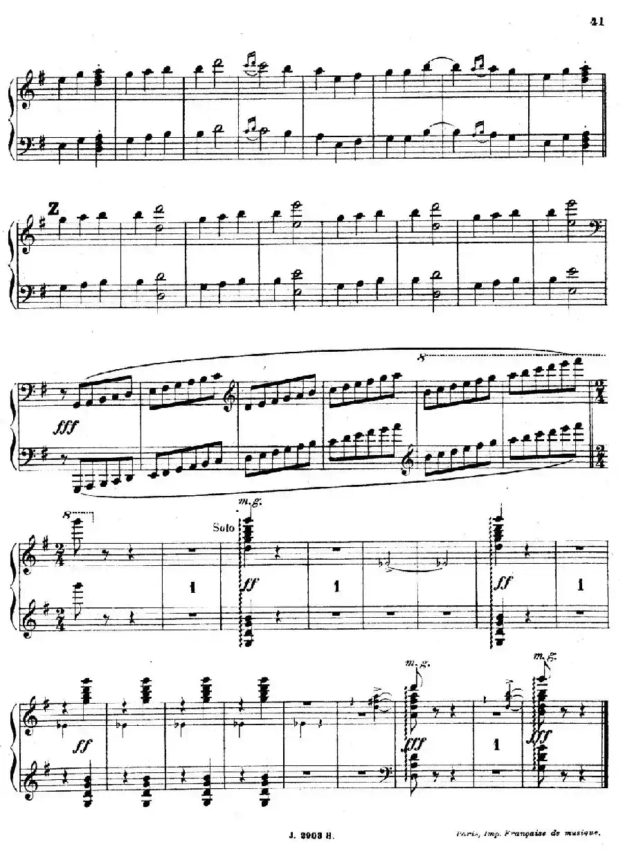 Symphony on a French Mountain Air Op.25(法国山歌交响曲·钢琴独奏·Ⅲ)