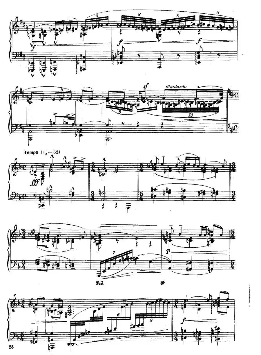Six Préludes Exotiques Op·17(6首特色前奏曲·2)