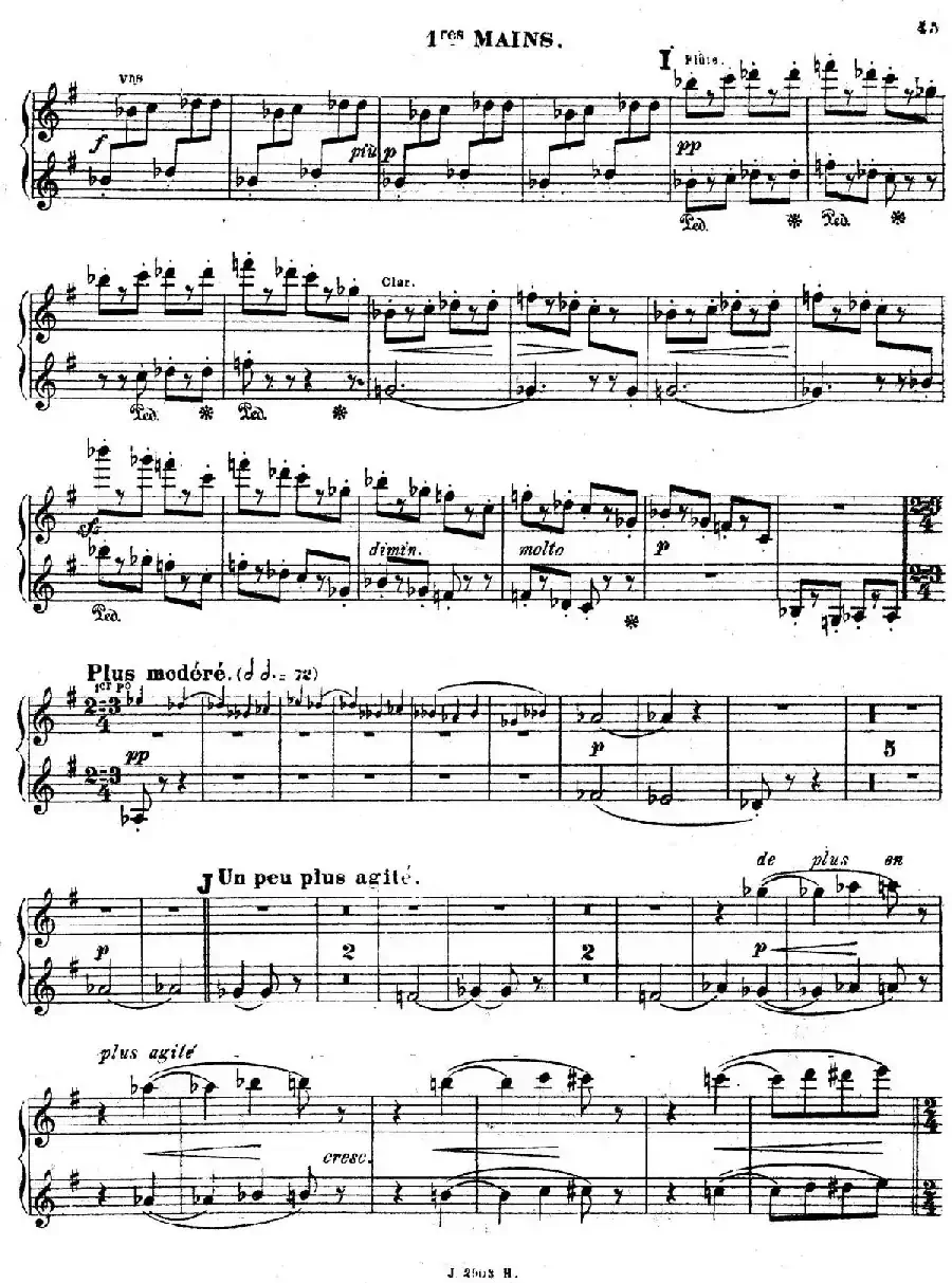 Symphony on a French Mountain Air Op.25(法国山歌交响曲·双钢琴·Ⅲ)