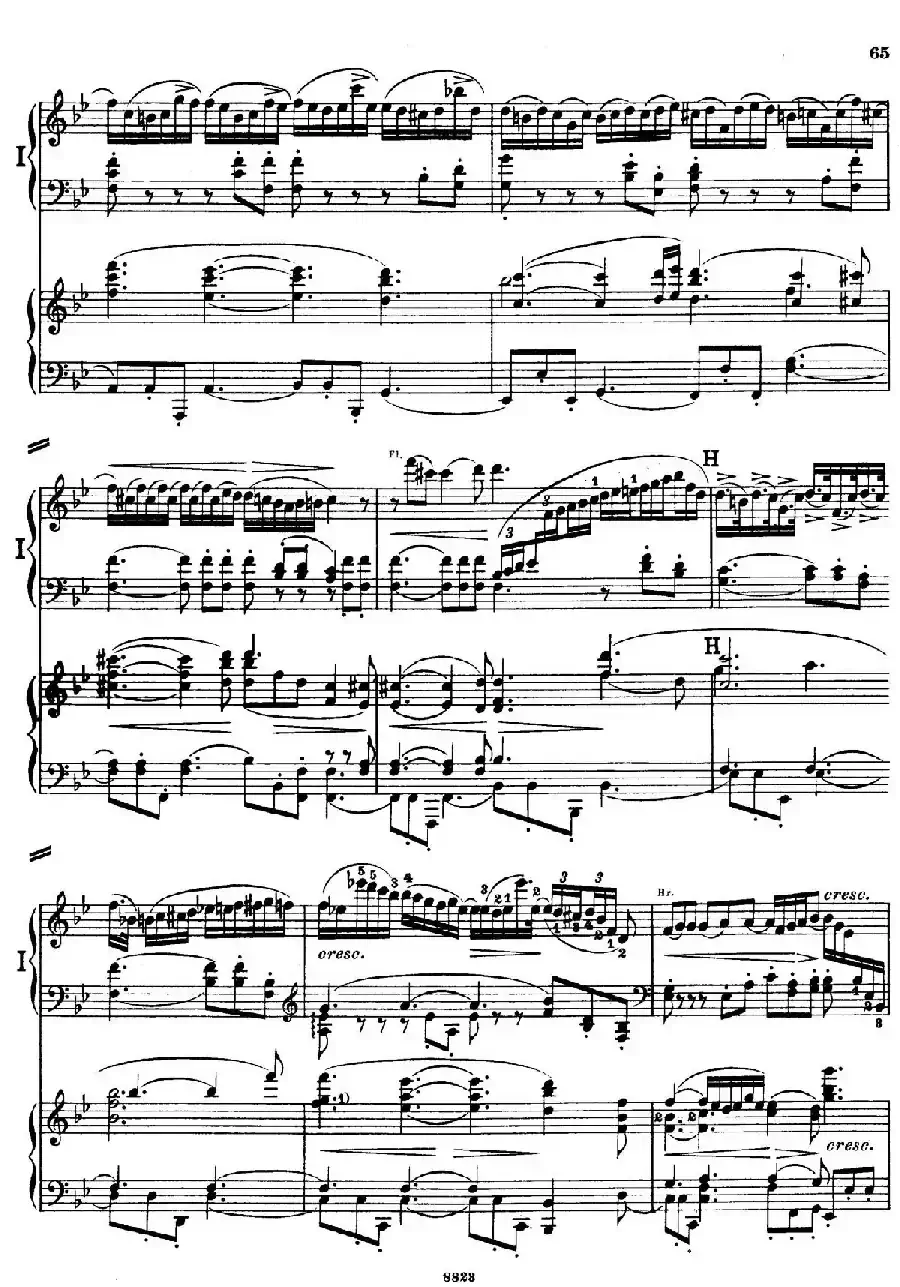 d小调第九交响曲 Op.125(双钢琴P63——72)