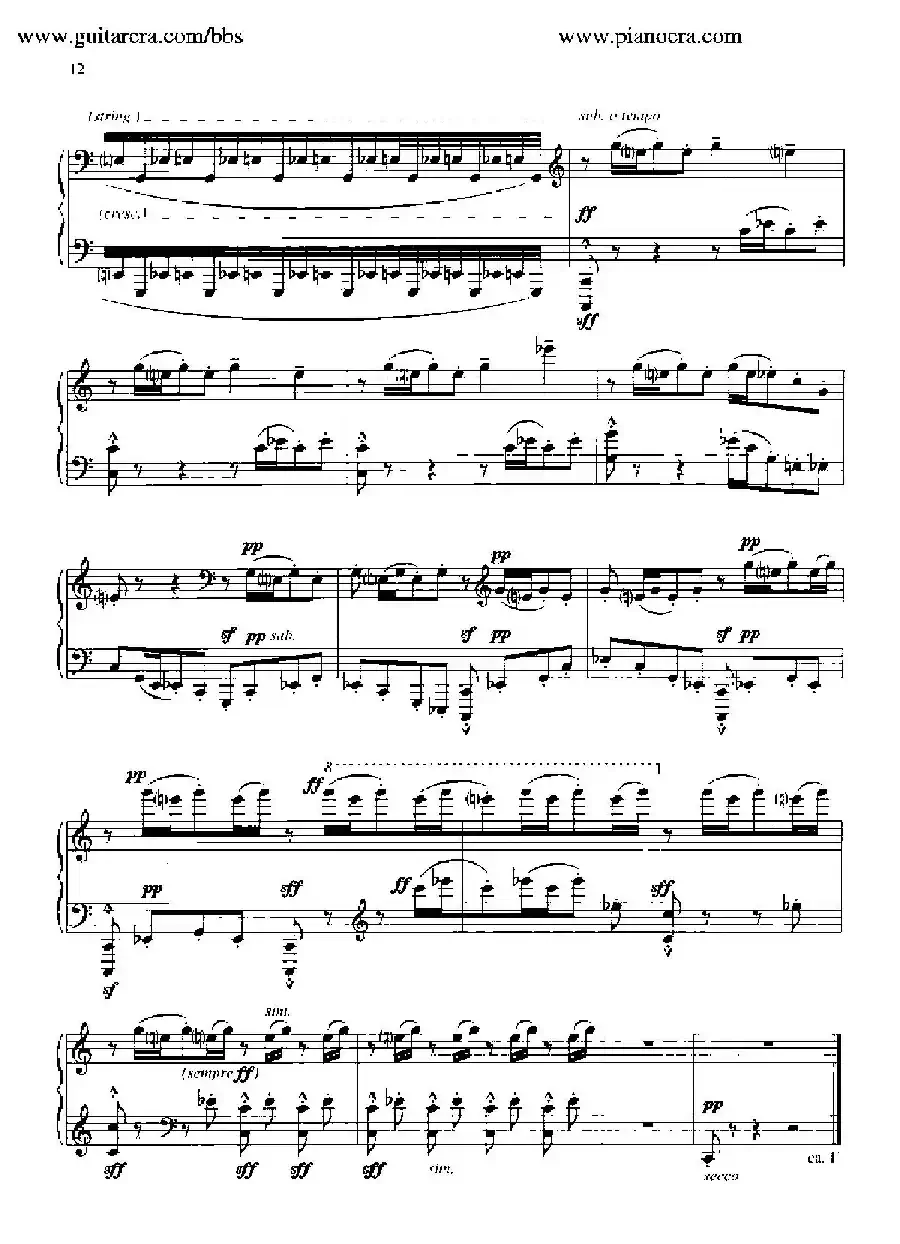Musica Ricercata(音乐习作·3)