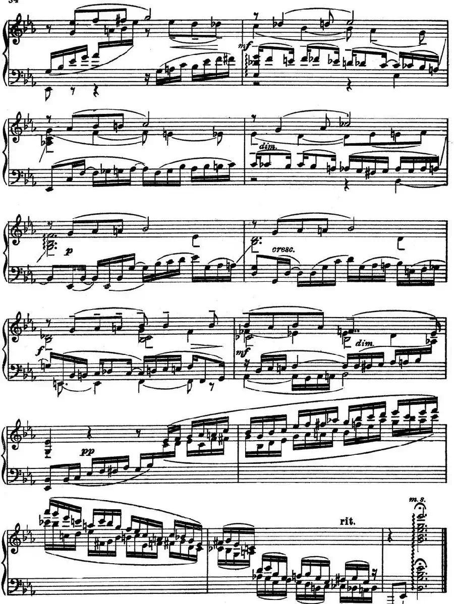 10 Preludes Op.23(拉赫玛尼诺夫10首前奏曲·Ⅵ)