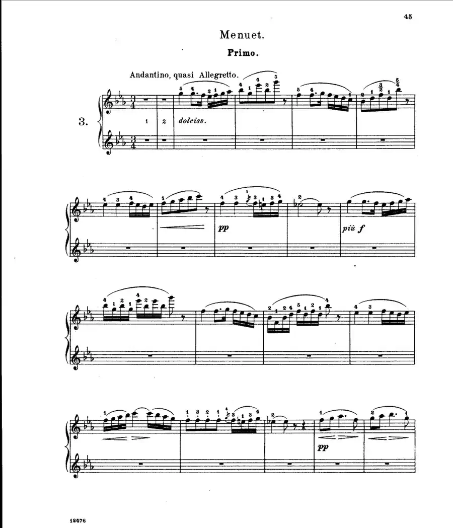 L'Arlesienne Suite No·2(阿莱城姑娘·第二组曲·四手联弹)