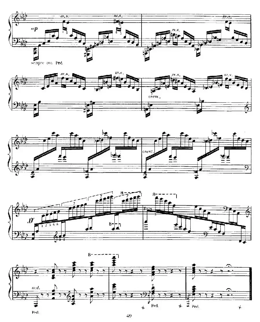 15 Etudes de Vortuosite Op.72(15首辉煌练习曲·11)