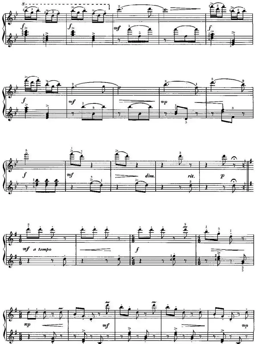 中国钢琴名曲30首:儿童组曲——快乐的节日