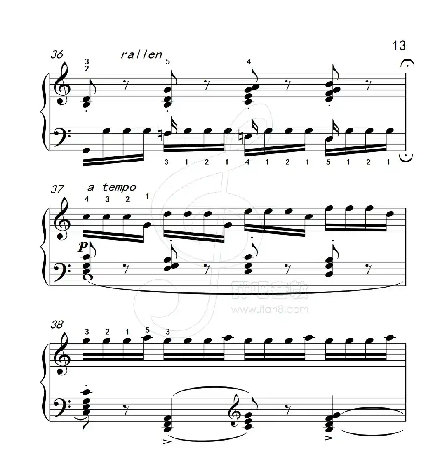练习曲 12(克拉莫钢琴练习曲60首)