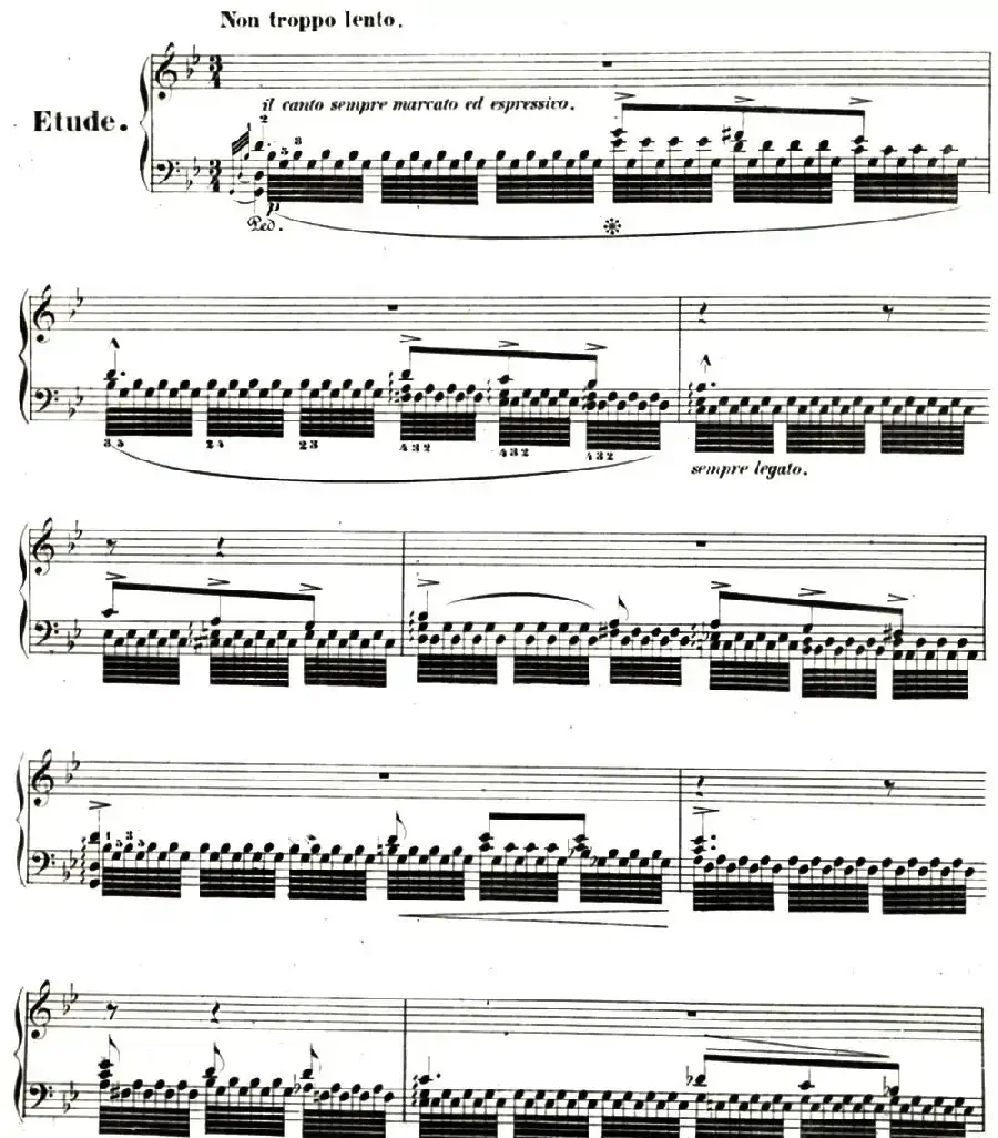 李斯特帕格尼尼大练习曲1
