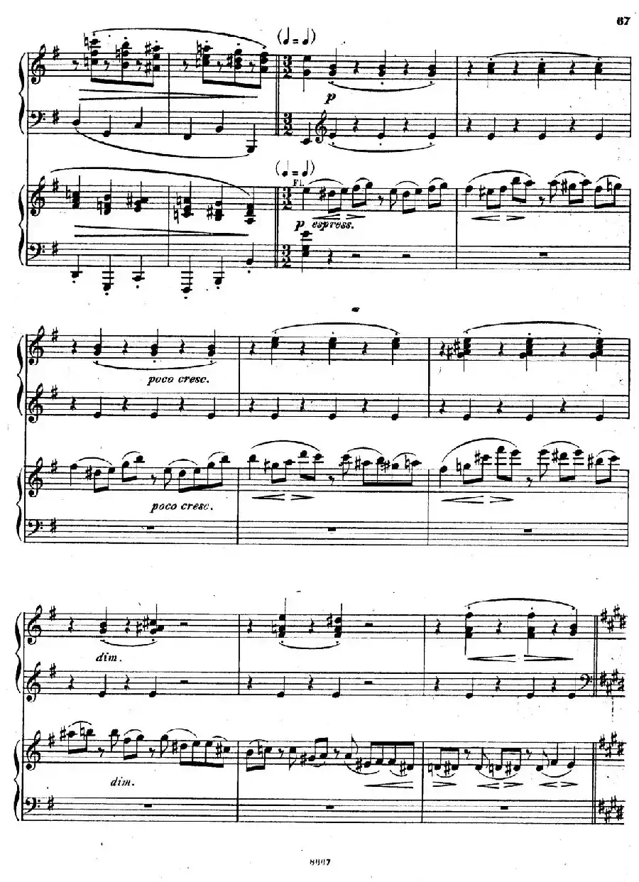 Symphony No.4 in e Minor Op.98(e小调第四交响曲·双钢琴)