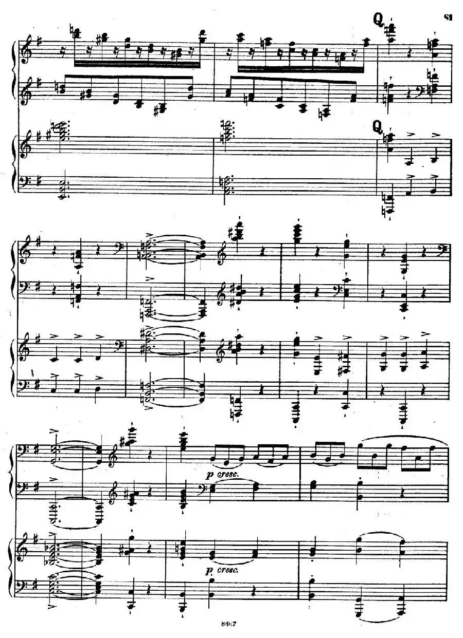 Symphony No.4 in e Minor Op.98(e小调第四交响曲·双钢琴)