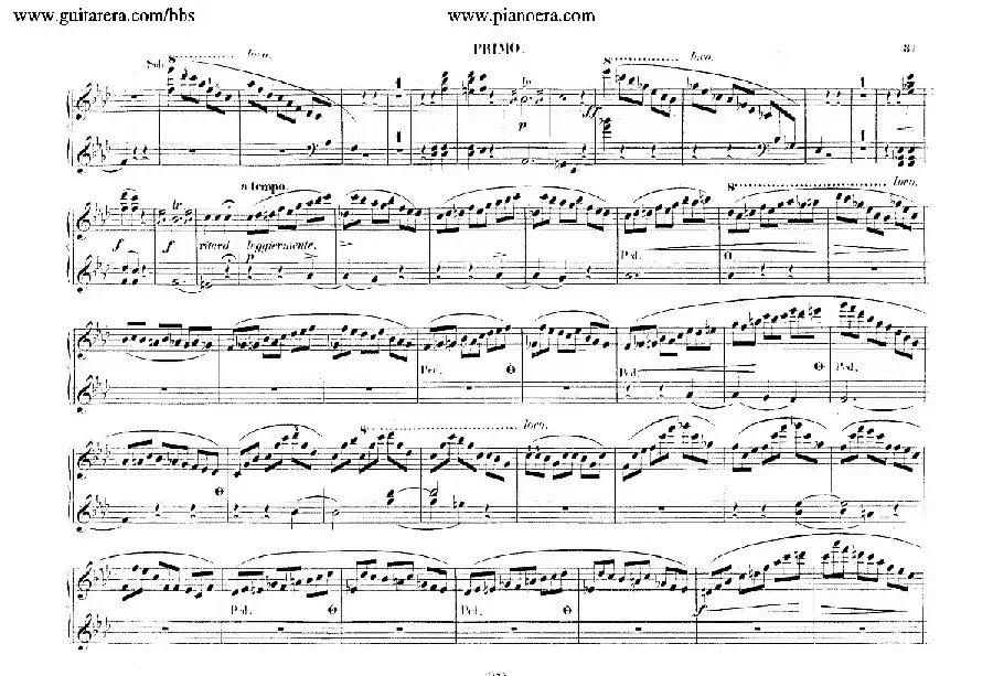 Piano Concerto No.2 in f Minor Op.21(f小调第二钢琴协奏曲·四手联弹版)