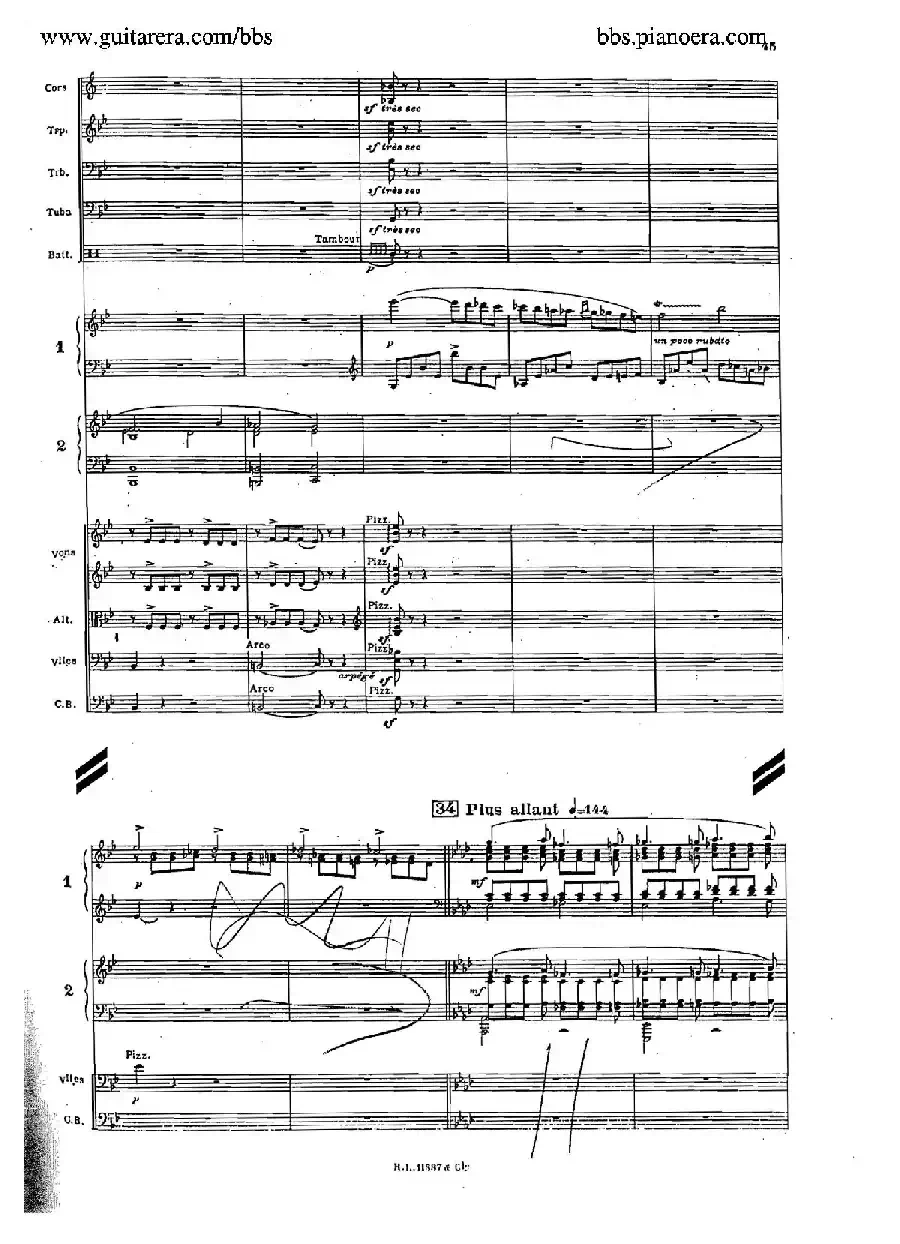 Concerto for 2 Pianos in d Minor(d小调双钢琴协奏曲·总谱)