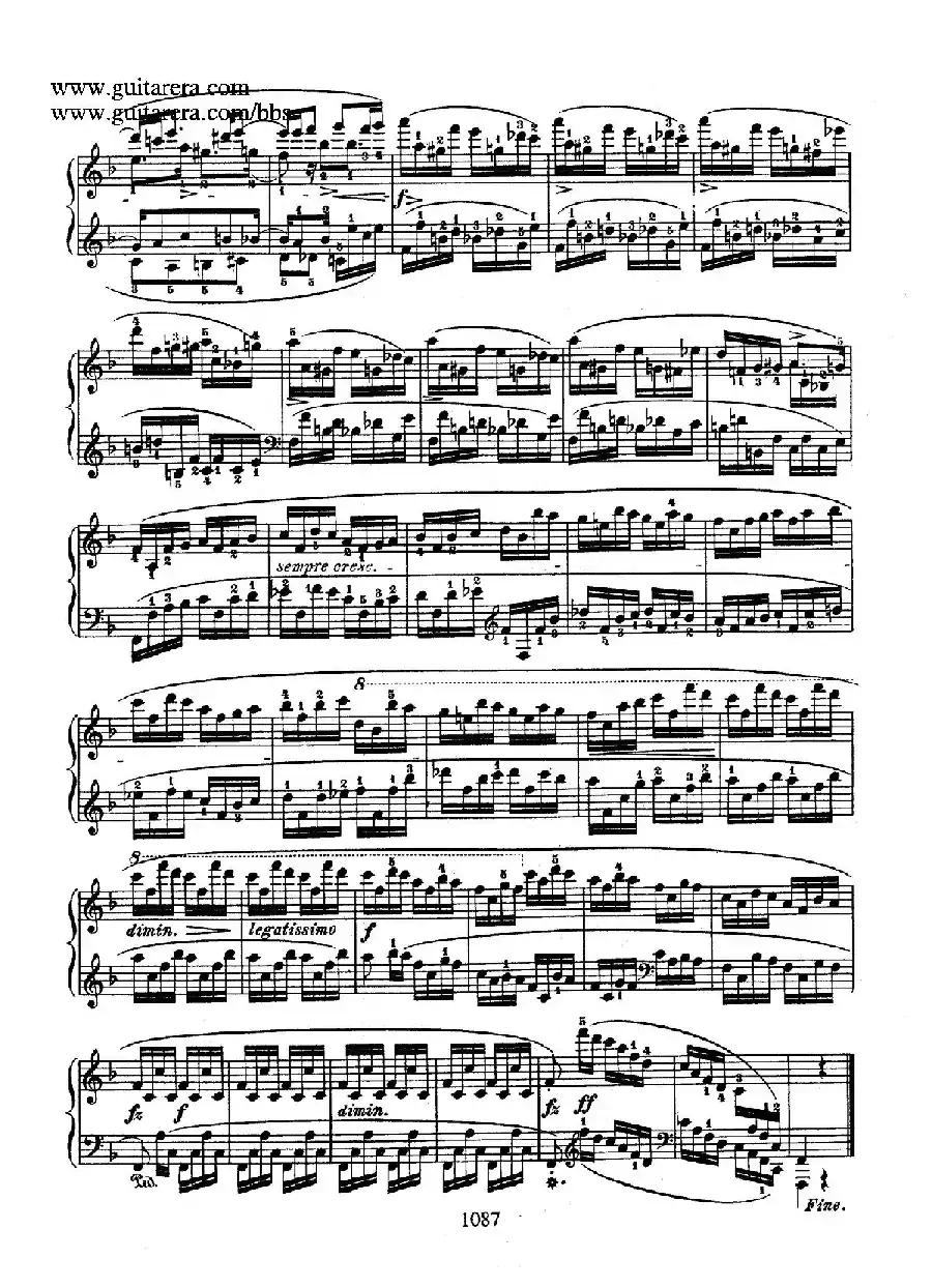 Krakowiak Grand Rondo de Concert Op.14 (克拉科维克音乐会用大回旋曲·钢琴独奏版)