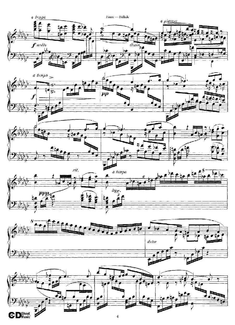 Ballade Op.19(叙事曲)