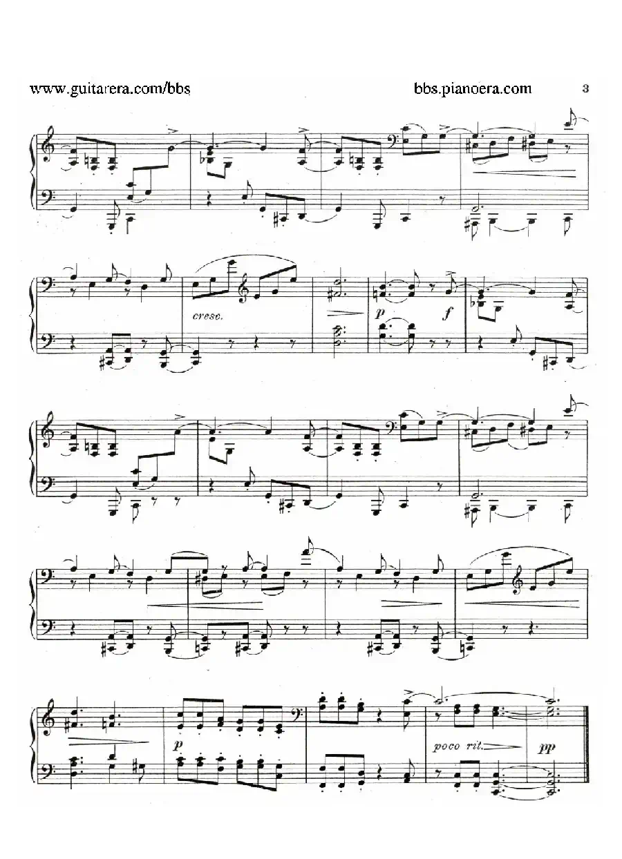Eight Preludes Op.30(8首前奏曲 1. C大调)