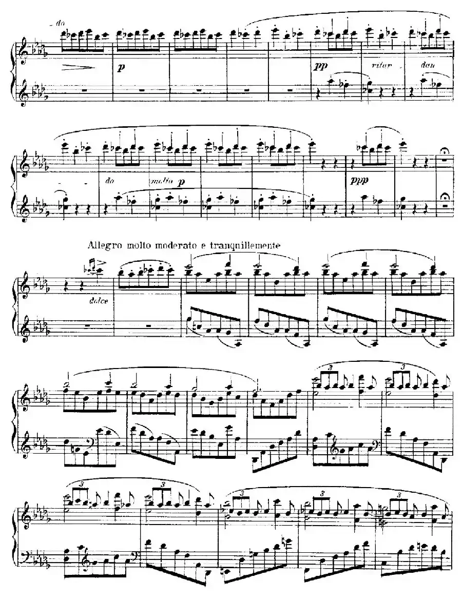 4 Valses Caprice(4首随想圆舞曲)(Op.38 No. 2 in D-flat)